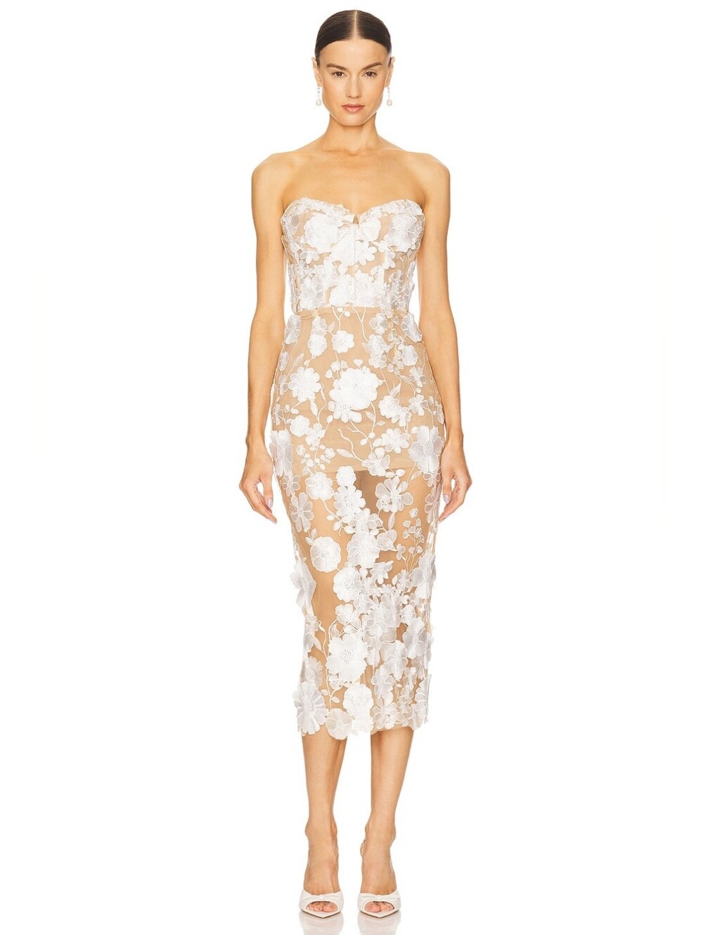 NWT BRONX AND BANCO JASMINE MIDI DRESS